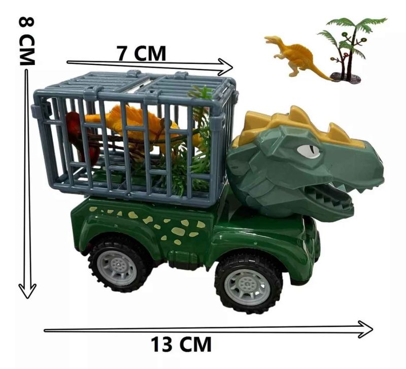 Comprar Carros Dinosaurios Monster Jaula Juguete en Electroshopy - Ángulo 2